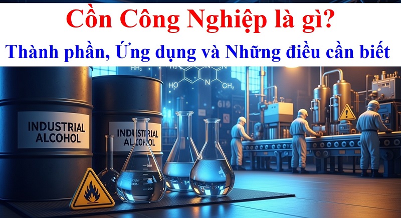 Cồn công nghiệp là gì? Thành phần, ứng dụng và lưu ý